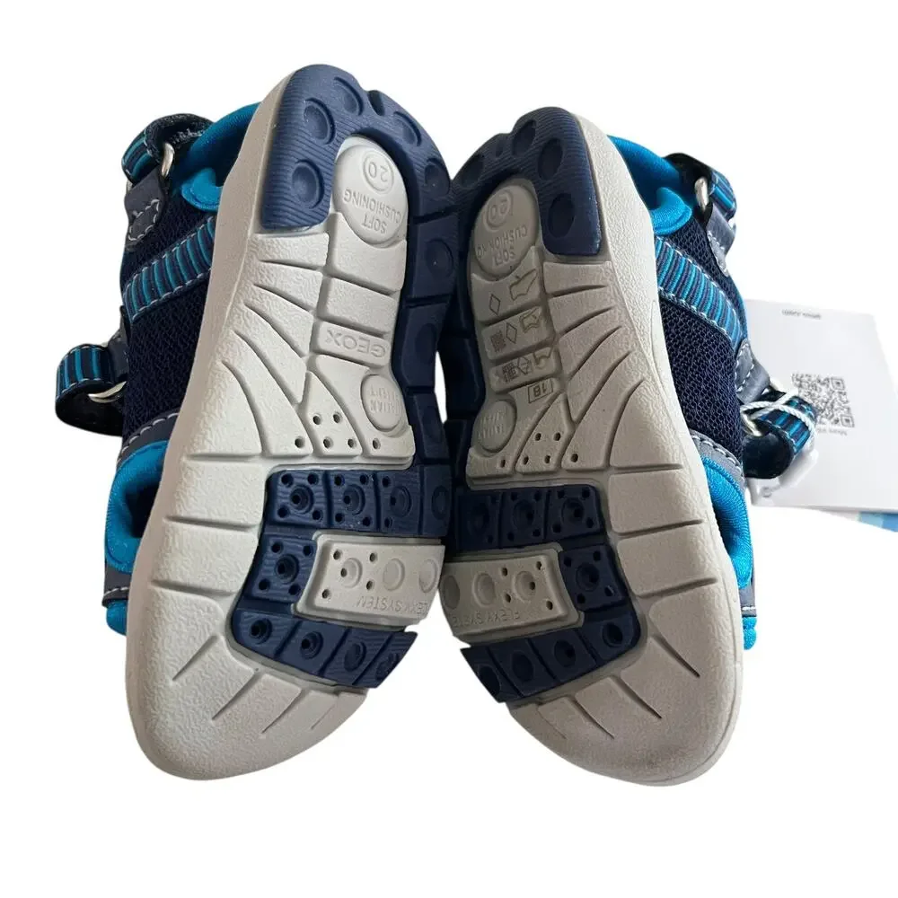 Geox Respira Boys Navy Water Friend;y  Sport Sandals size 20/US 4.5 NWT